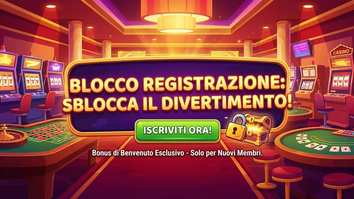 Registrazione con bonus